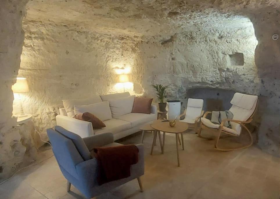 Troglo Entre Caves Et Chateaux Монлюис-сюр-Лоар Екстериор снимка